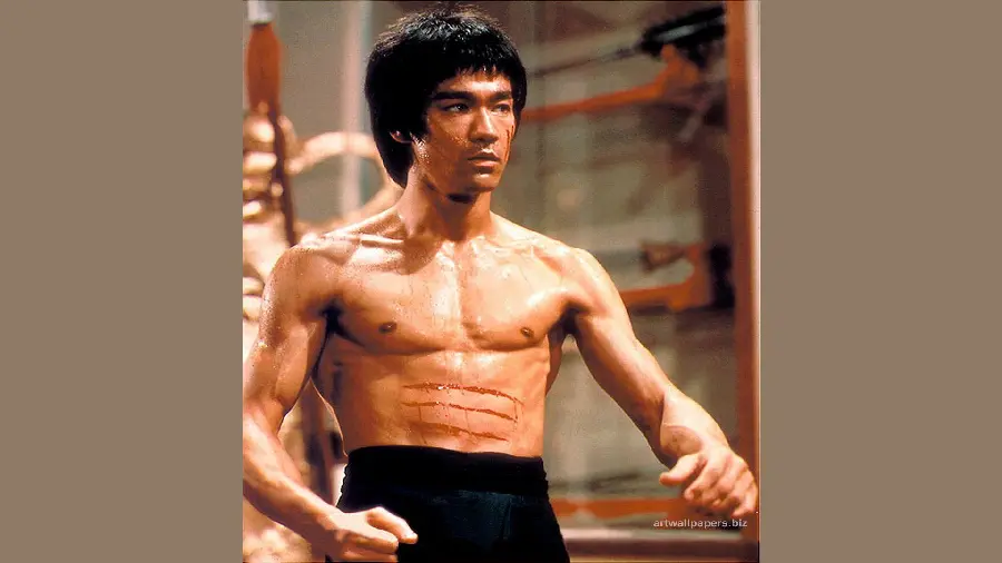 Beautiful photo of Bruce Lee for phone background 