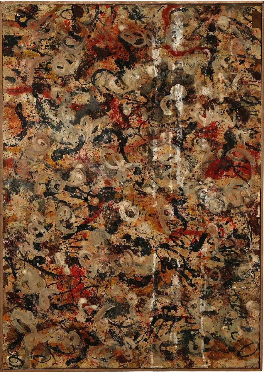 Abstract Painting Jackson Pollock 1912-1956 Painter Abstract Expressionist Movement