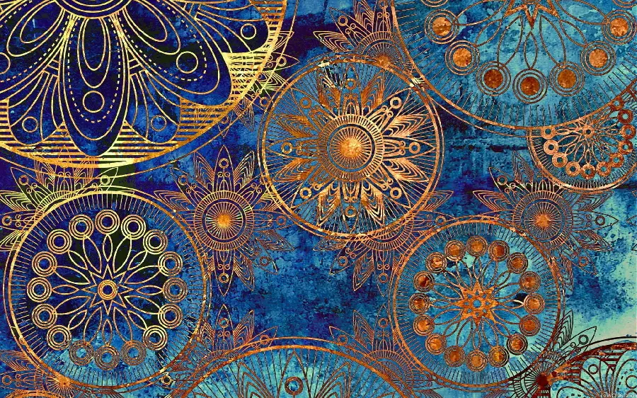 Abstract fractal design image for wallpaper printing