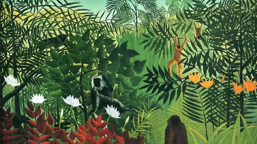 The painting of the forest of Arias, the most attractive work by Henri Rousseau in high quality