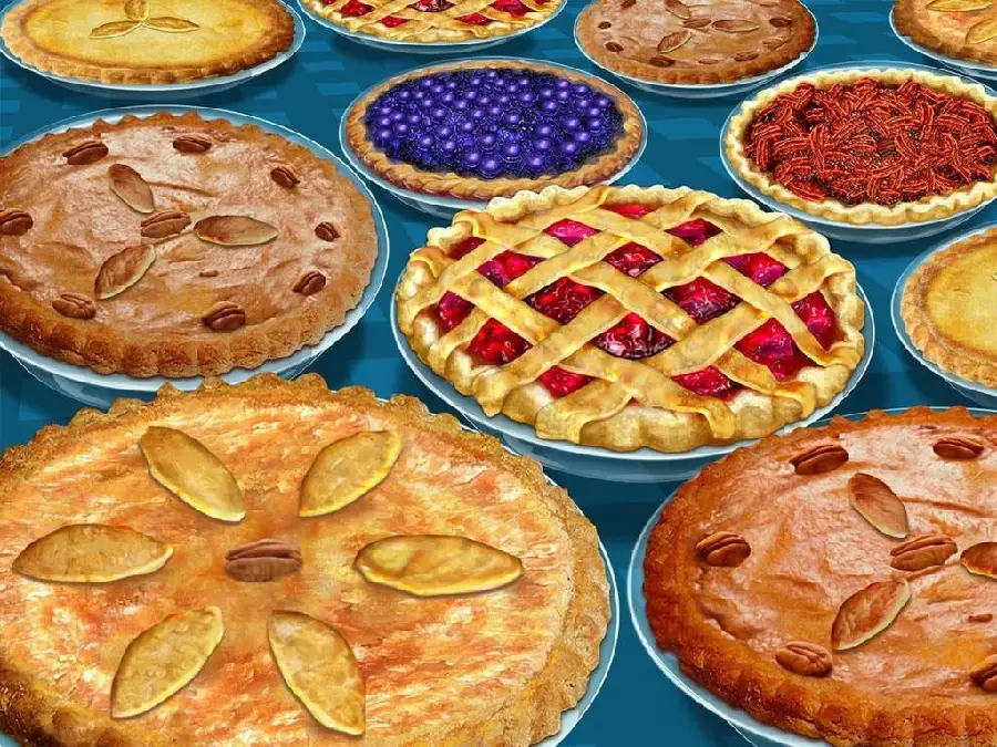 Beautiful Cartoon Photo of Cake and Pastry for Banner Printing in Pastries