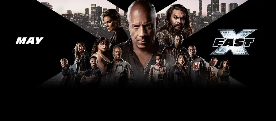 Image from the poster of the American movie Fast and Furious 10 Fast X 