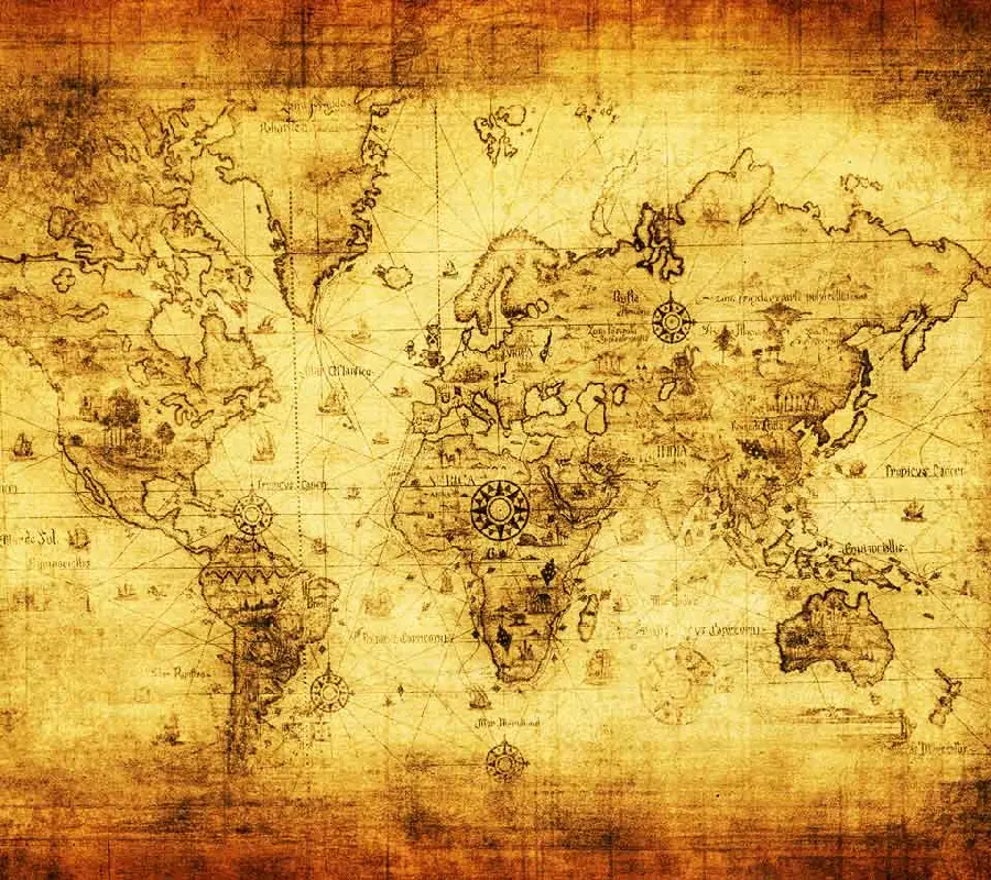 Download free and real high quality treasure map photo 