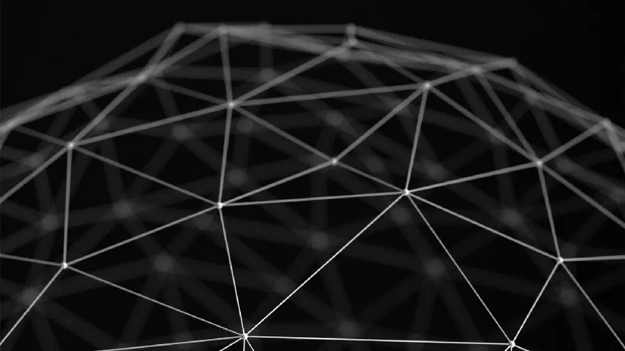 Free download of digital blockchain image with dark and black background