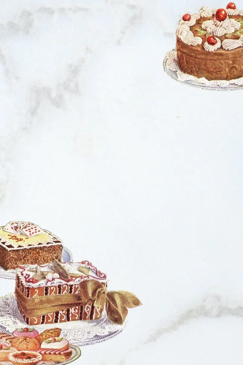 Stylish and simple background and cover with pastry design suitable for writing text for advertising flyers