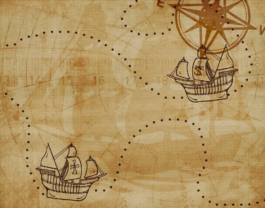 Interesting photo of the Cuban pirate treasure map in 4k quality 