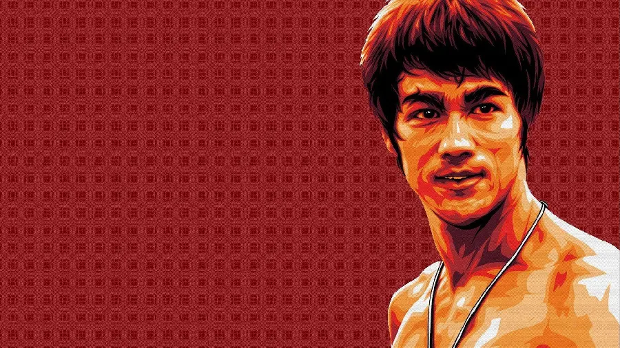 Bruce Lee Profile Background Full HD