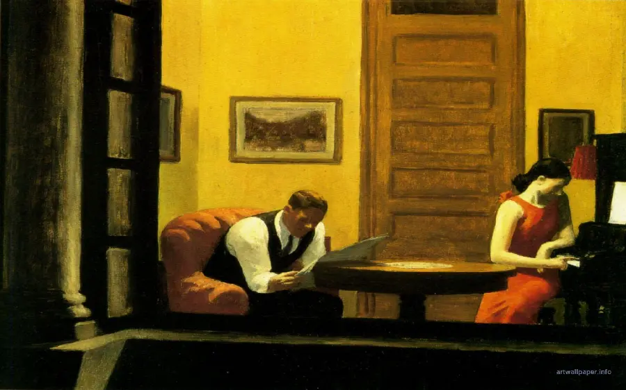 Room in New York, 1932 - Edward Hopper - McGaw Graphics