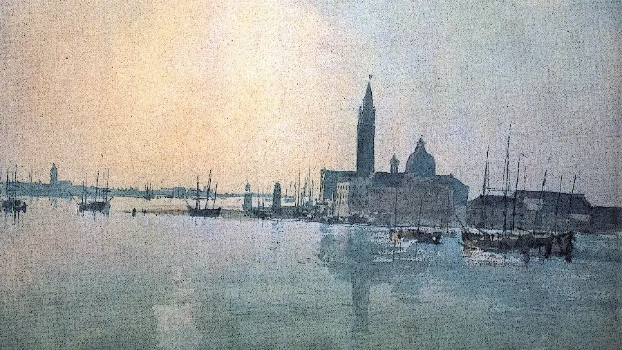 The highest quality photo of William Turner's full-page marine painting