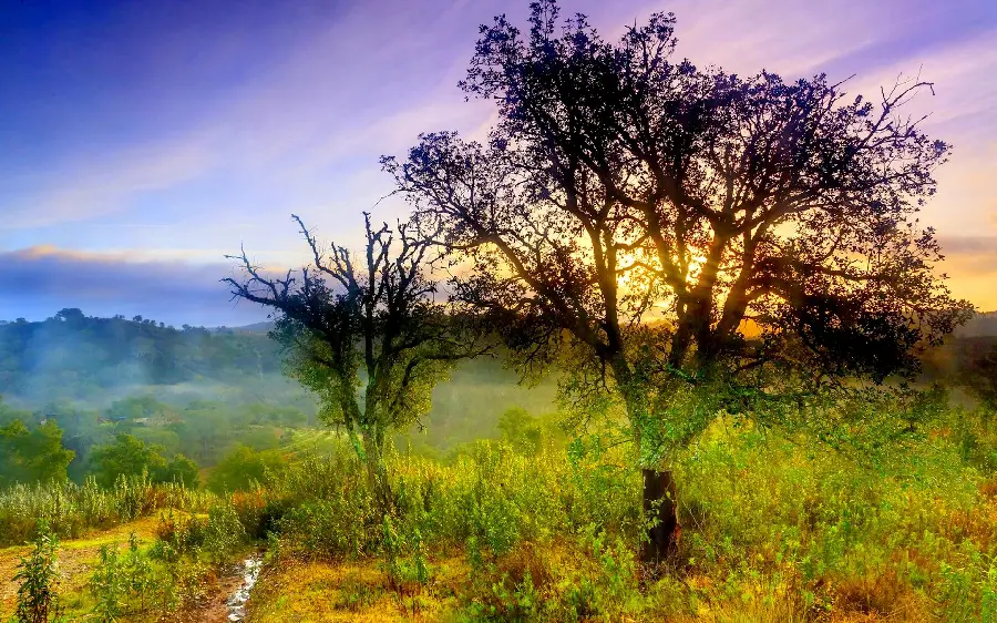 Unique image of a dreamy natural attraction for printing a poster 