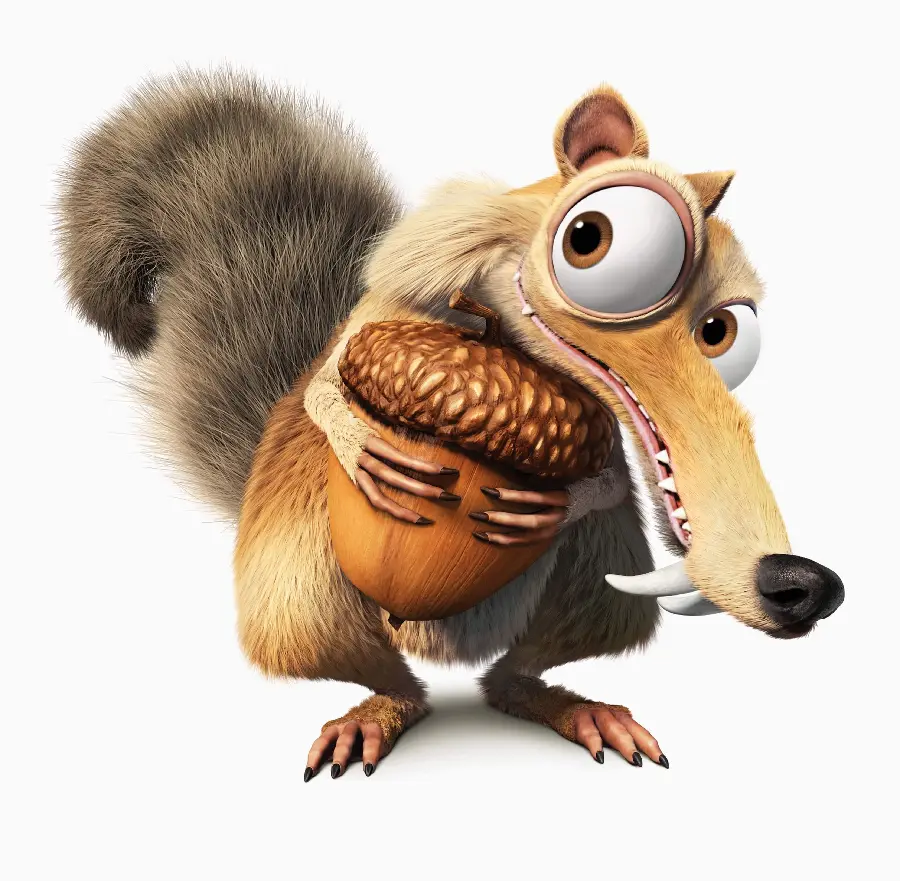 Free download of the best quality squirrel picture in the cartoon Ice Age