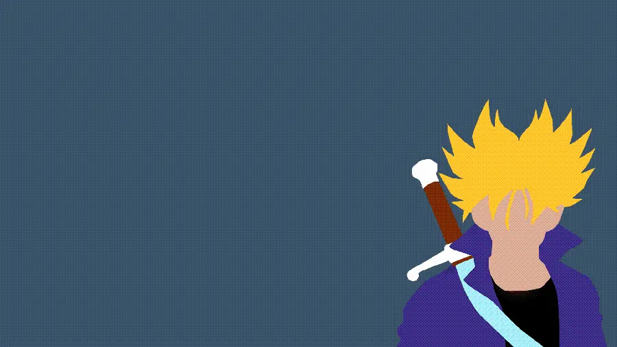 Attractive boy profile picture minimalist style