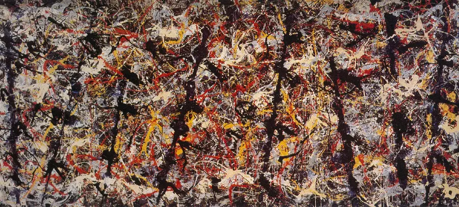 Lavender Blossom Painting, One of Jackson Pollock's Most Iconic Abstract Paintings