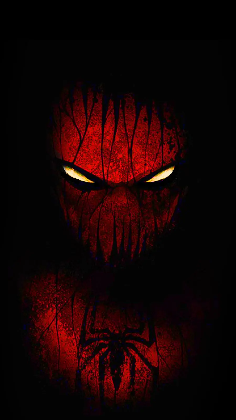 Download an incredibly beautiful photo of Spider-Man's head