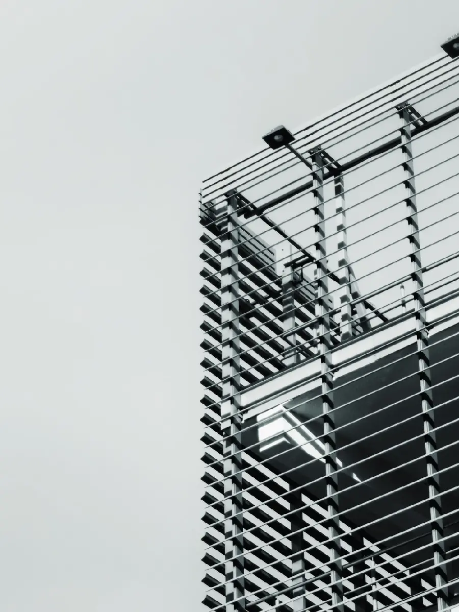 Beautiful and artistic steel building background photo