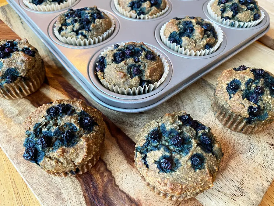 Homemade, healthy and nutritious blueberry cookies and biscuits suitable for entertaining
