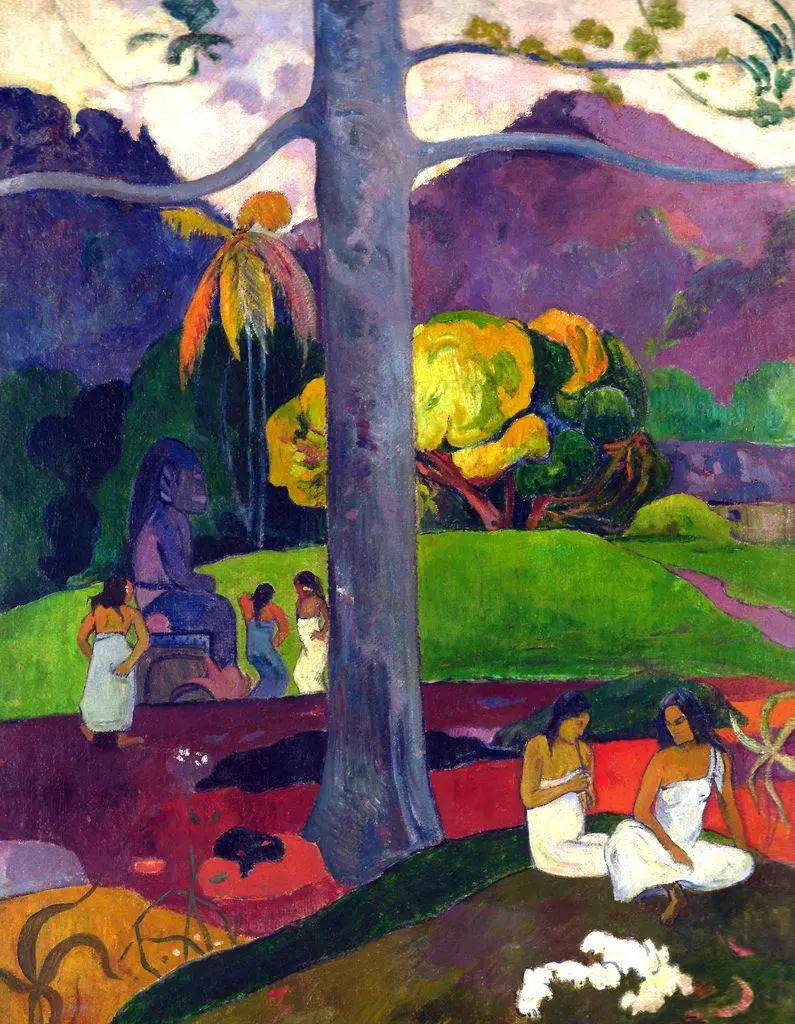 Free and full HD download of landscape painting by Paul Gauguin, the French painter