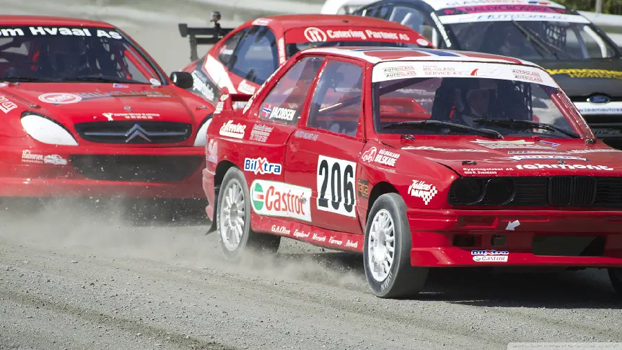 Free download of stock images of rallycross competitions