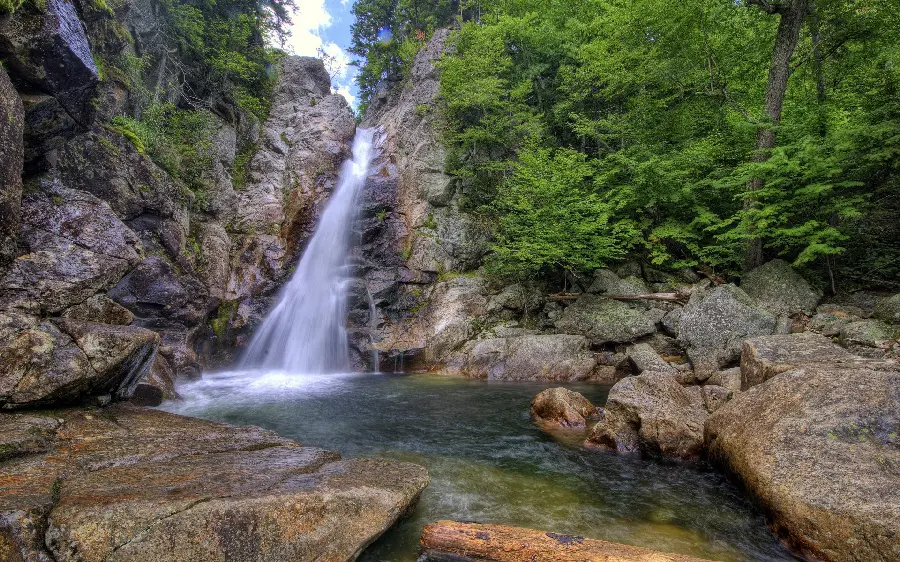 Glen Ellis Falls natural attraction wallpaper for free