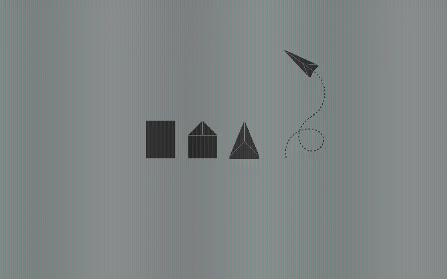 Black and gray minimalist geometric shapes background