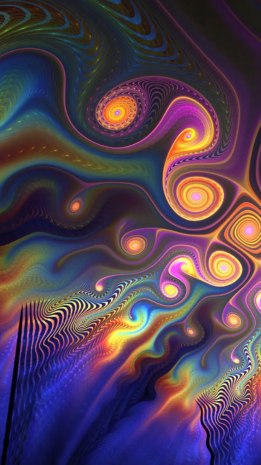 Fractal background photo created by mathematical and computer algorithms