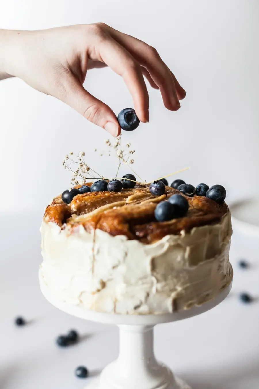 Stock photo of a mouth-watering fruit and cream cake