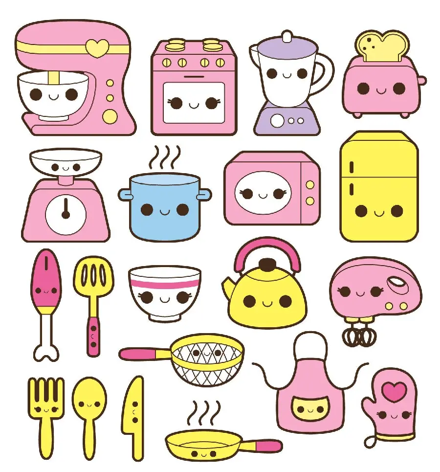The cutest background and wallpaper of cooking sweets and desserts 