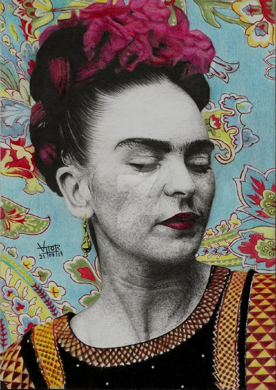 The latest photo of Frida Kahlo suitable for iPhone wallpaper