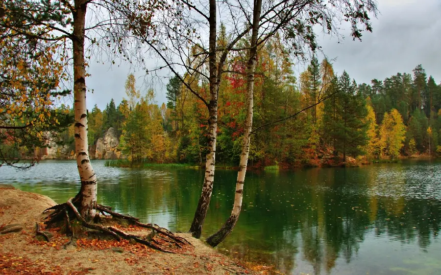 Wallpaper of a beautiful and spectacular view of the Czech Republic with an interesting view
