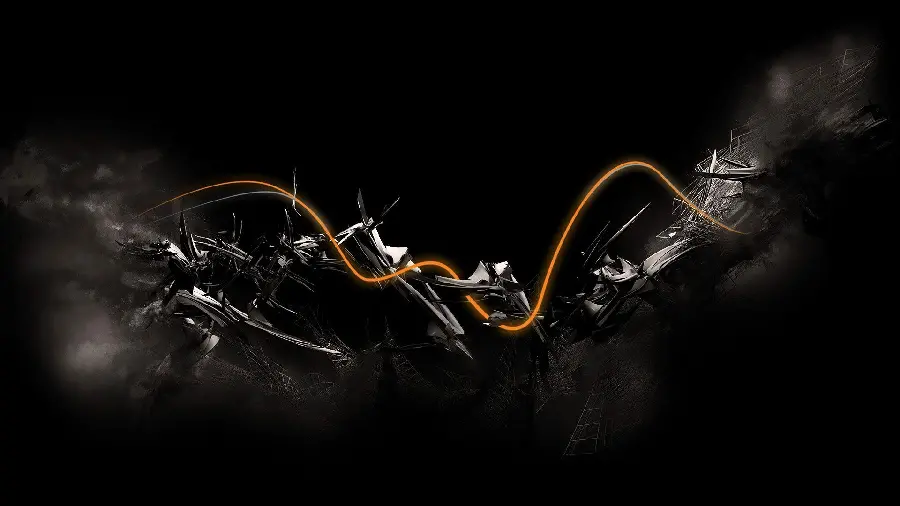 Dark and cool abstract background photo for monitor