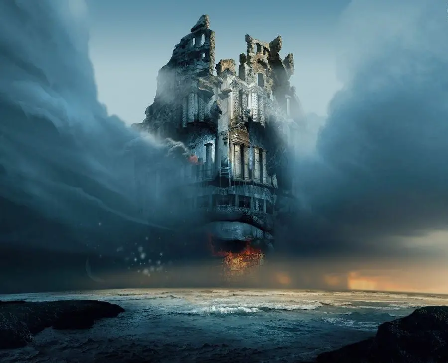 Interesting profile photo for fans of the dark surreal style