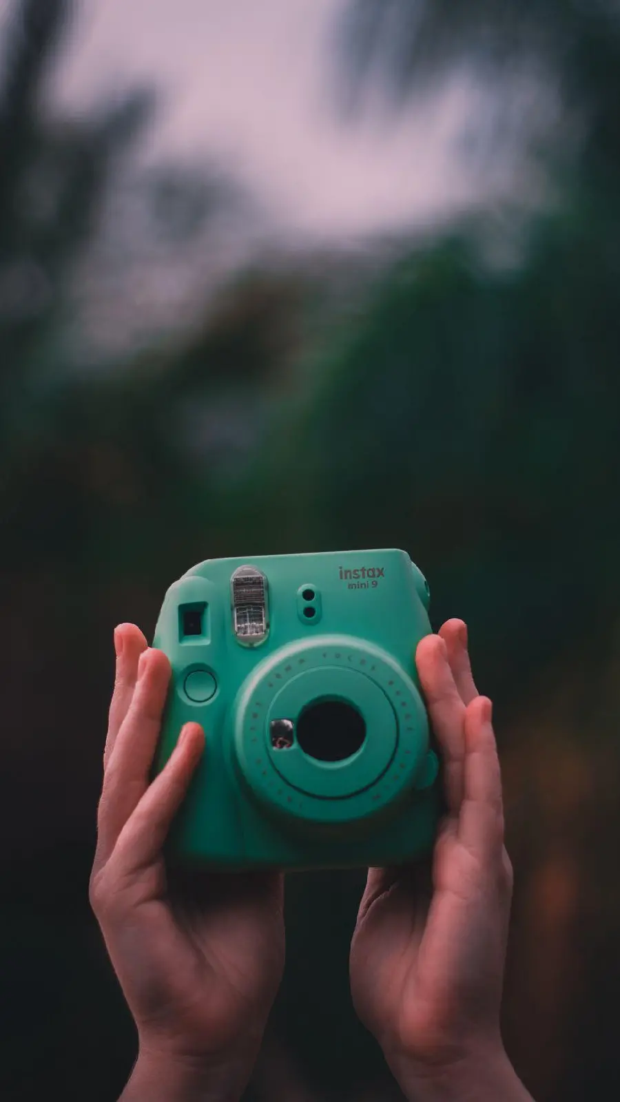 Real green camera wallpaper for photographer girls' profiles