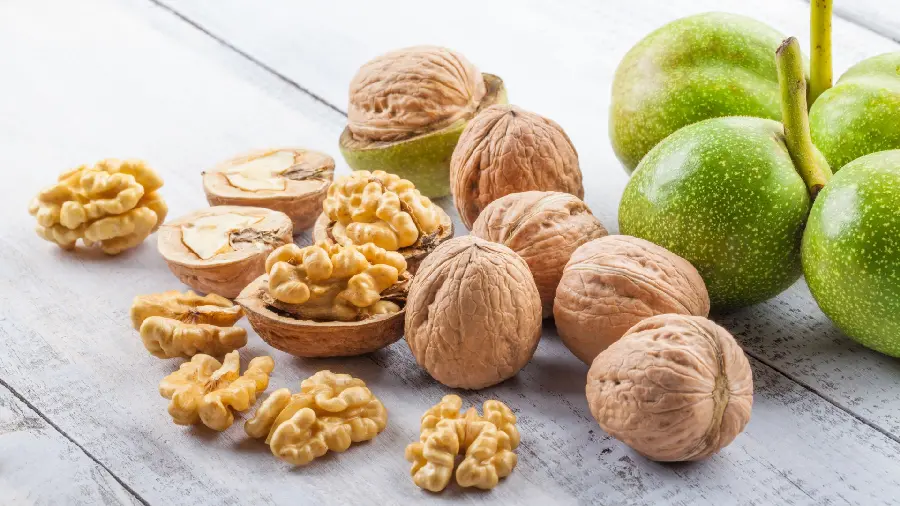 Lustful wallpaper of delicious walnuts FULL HD