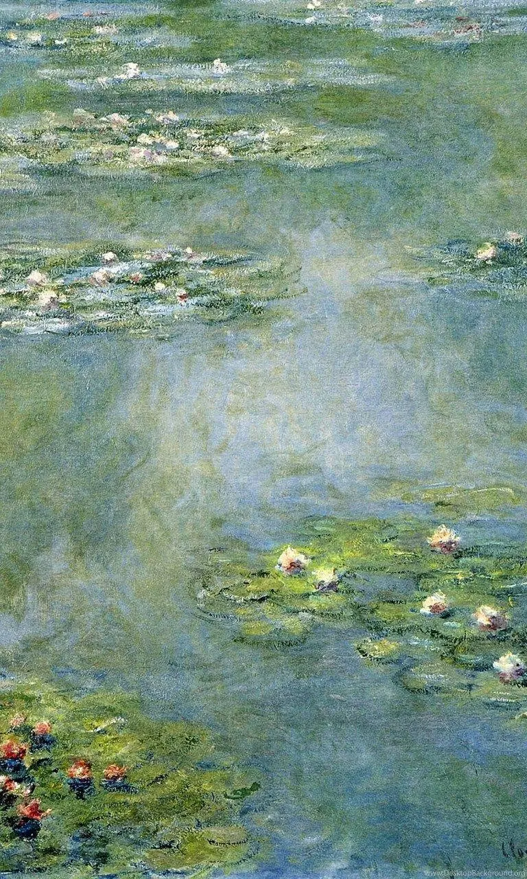 Download the iPhone background photo of the Monet painting called simple 