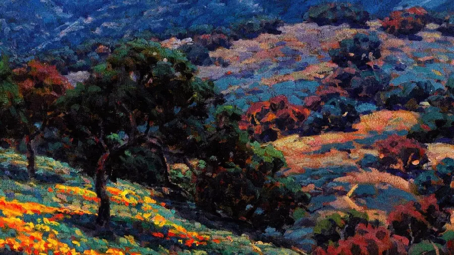 Painting William Vand (1865-1946) American | Fine Arts Landscape, Impressionism Painting