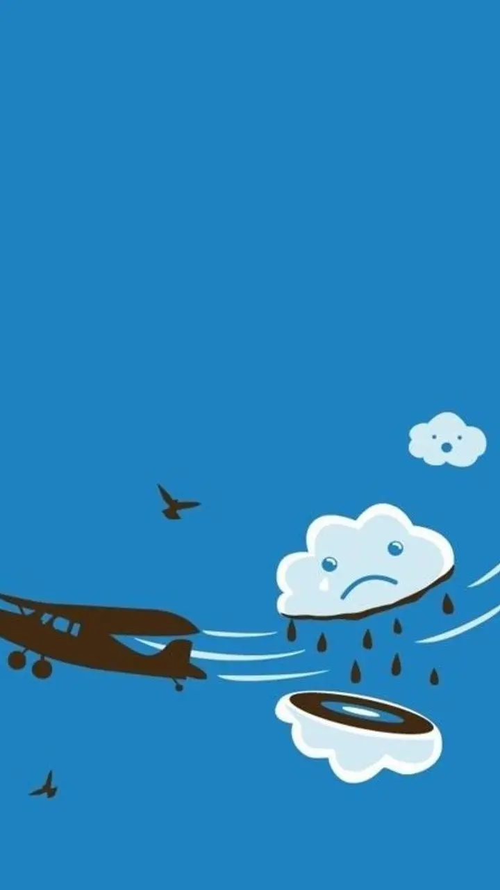 Download a minimalist style background with a blue color for lovers and fans of the color blue
