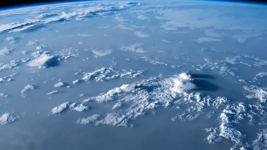HD Background of Polar Ice Cap or Permanent Ice Cover on Both Sides or Both Poles