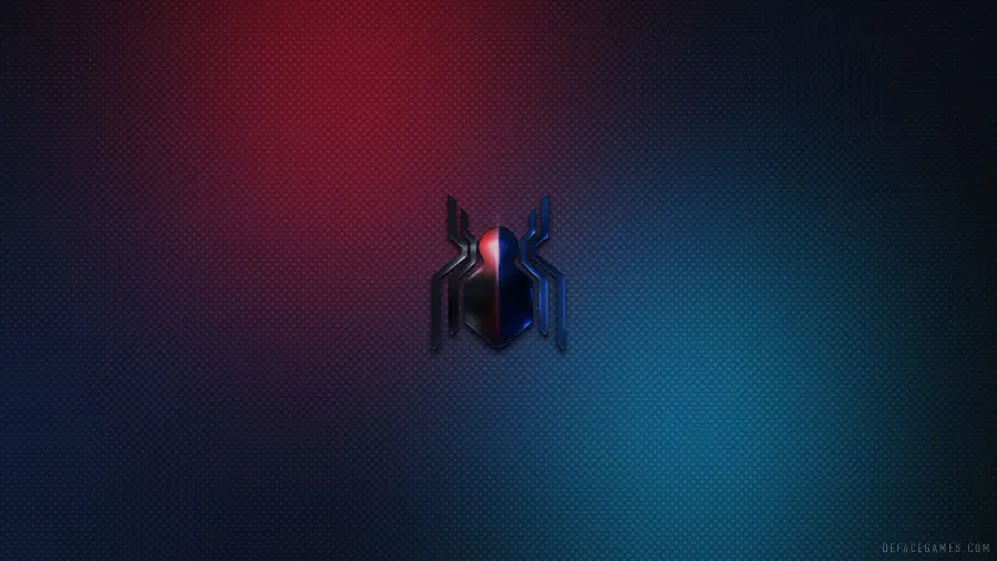 Free and high-quality stock photo of the Spider-Man logo with a colored background