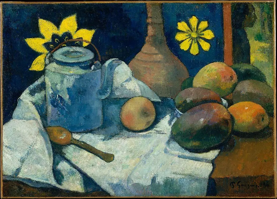 Sunflowers painting by Paul Gauguin, French painter 