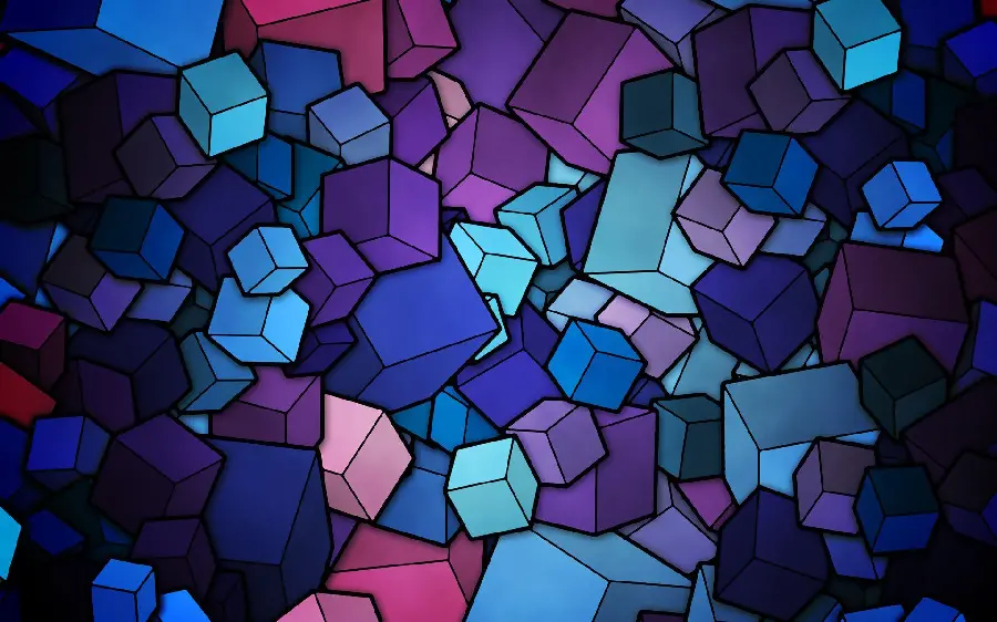 Wallpaper designed in abstract art style for desktop