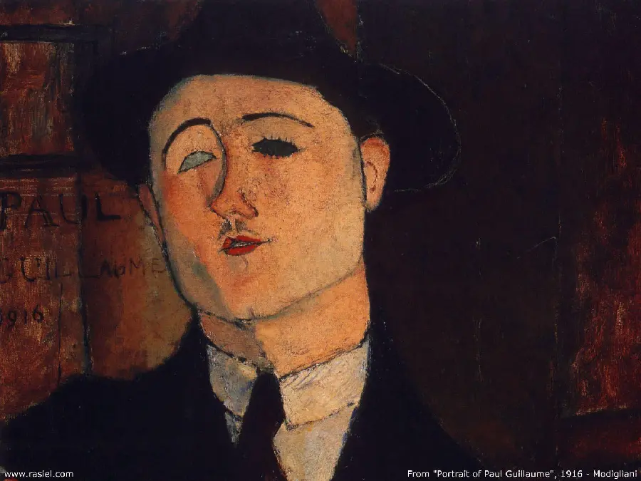 Portrait of Paul Guillaume by Amedeo Modigliani 1916