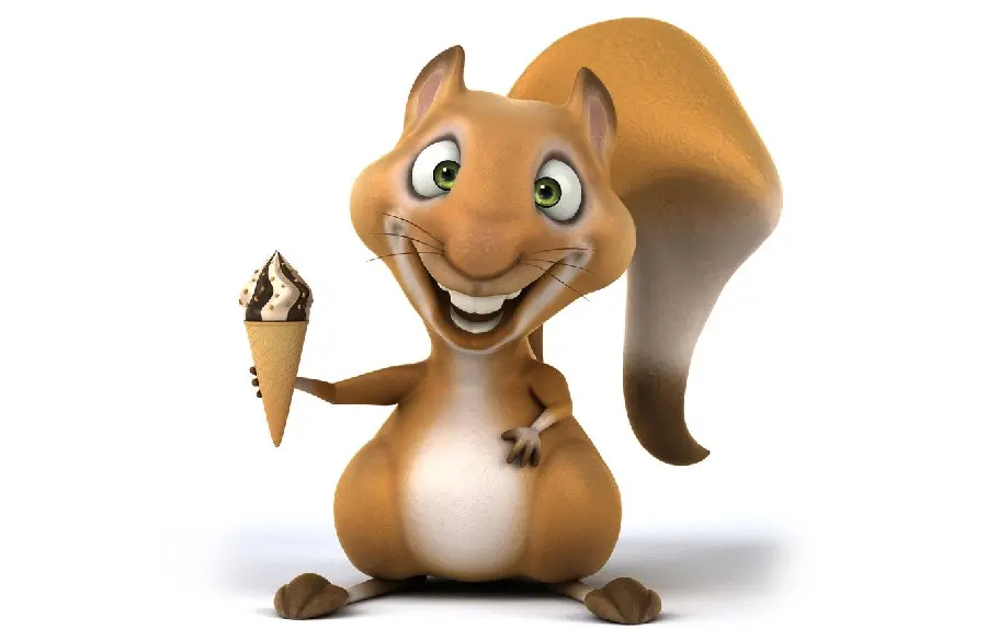 High quality squirrel stock image suitable for printing
