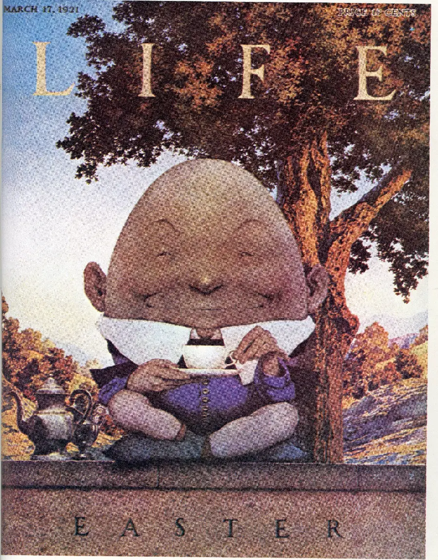 Interesting picture by Maxfield Parish, a painter and illustrator of the 20th century 