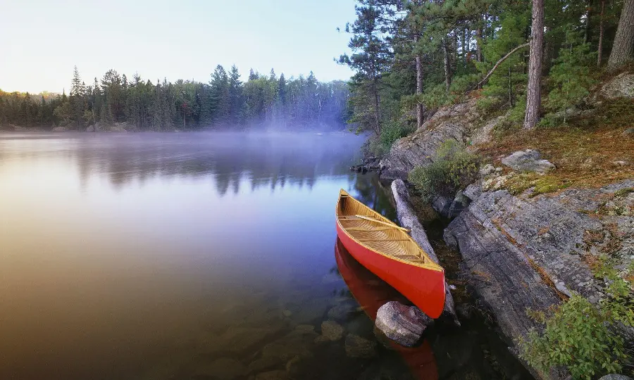 Photo with the best angle of Algonquin Provincial Park in Canada