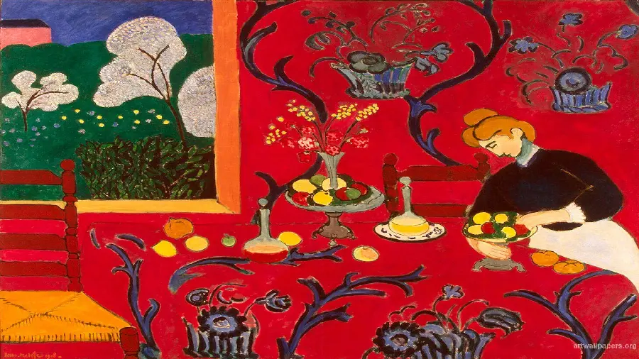 Harmony in Red, Hermitage Museum, St. Petersburg, Russia, by Henri Matisse