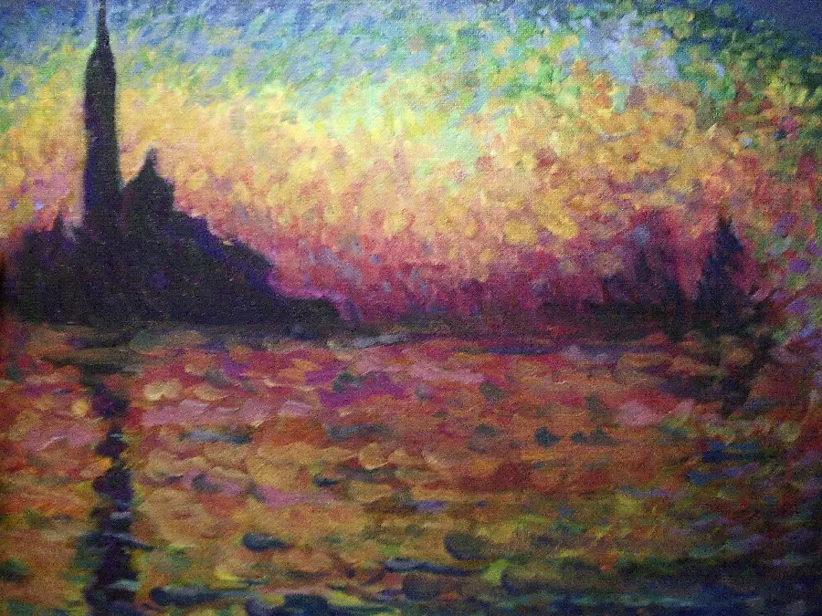 San Giorgio Maggiore at Sunset, Claude Monet, 1908