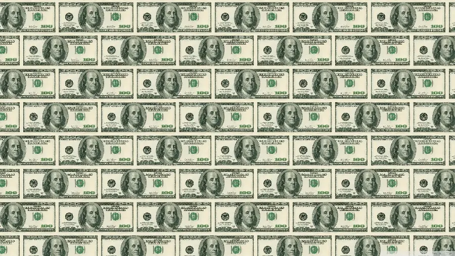 The most beautiful background and profile photo of money and gold and dollar bills 