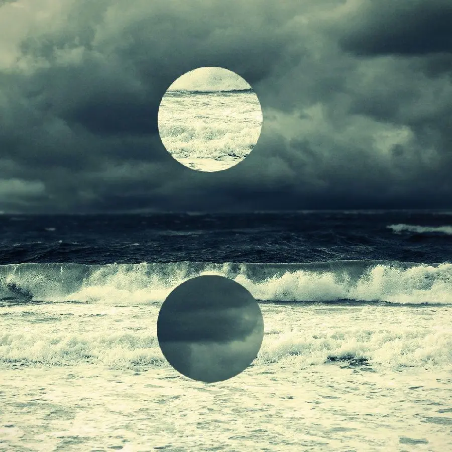 The latest stylish and minimalist graphic background with a special moon design