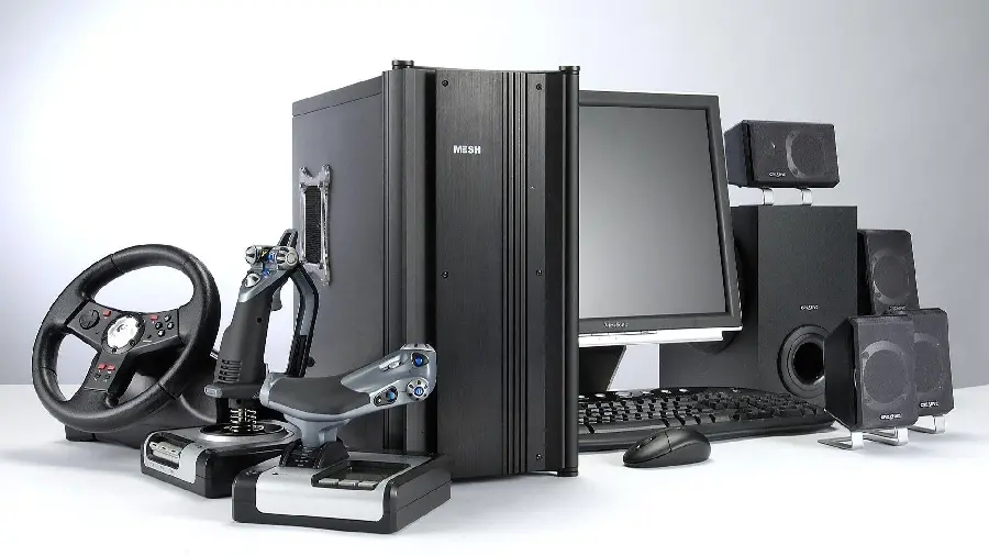 Image of Computer and Computer Hardware Parts 