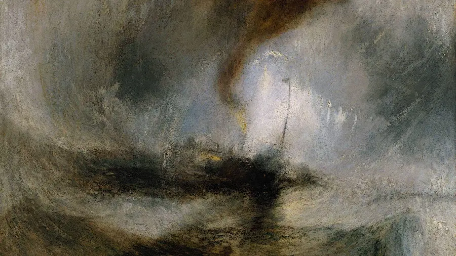 Free and high-quality stock photo of the painting The Fury of the Sky by William Turner